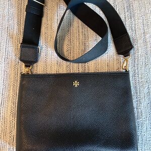 Tory Burch Black Leather Crossbody Bag
